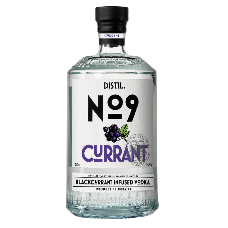 Distil No.9 Vodka Currant Flavoured  0.5L 40%